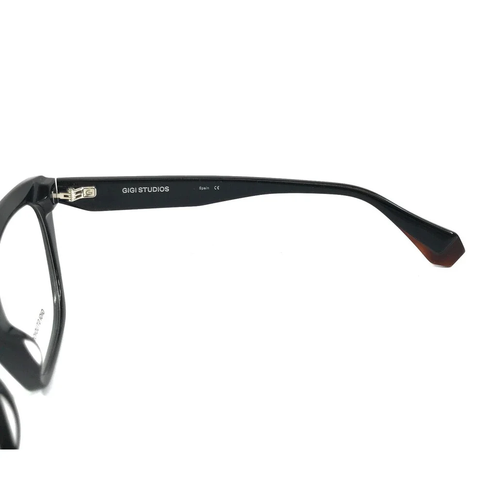 Gigi Studios Eyeglasses Frames ZARA GS1003/01O Black Cat Eye Full Rim 52-19-140
